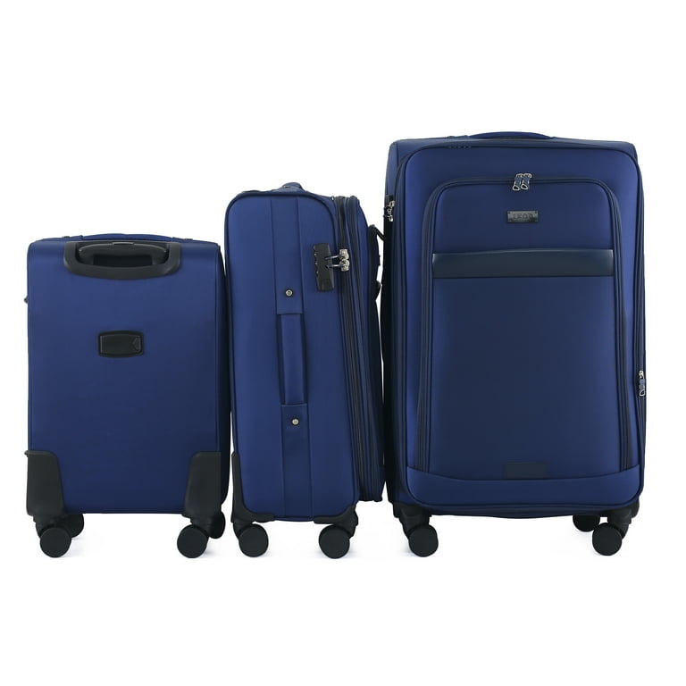 IZOD Noah Shell 3 Piece Luggage Set - Lightweight, Expandable
