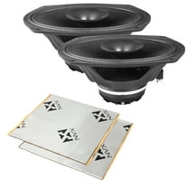 Diamond Audio MP694 6X9" Motorsport Series Full-Range Horn Speaker 600W   NVX SDSK2 Sound Damping