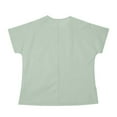 thumbnail image 5 of Womens 100% Linen Casual Cap Sleeve Tops Basic Summer Loose Fit Blouse, 5 of 8