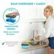 Distributeur de Pompe à Savon Portable et Support d'Éponge pour Savon et Éponge pour Vaisselle de Cuisine – image 4 sur 5