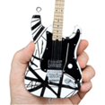 thumbnail image 1 of EVH Noir et Blanc Réplique Mini Guitare Van Halen Approuvé, 1 of 6