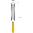 thumbnail image 3 of Cheese Grater Lemon Zester for Kitchen - Stainless Steel Blade Ginger Scraper Shredder, Heavy Duty Hand Vegetable Grater Tool, Ideal for Parmesan Cheese, Garlic, Citrus, Coconut, Choce, 3 of 4