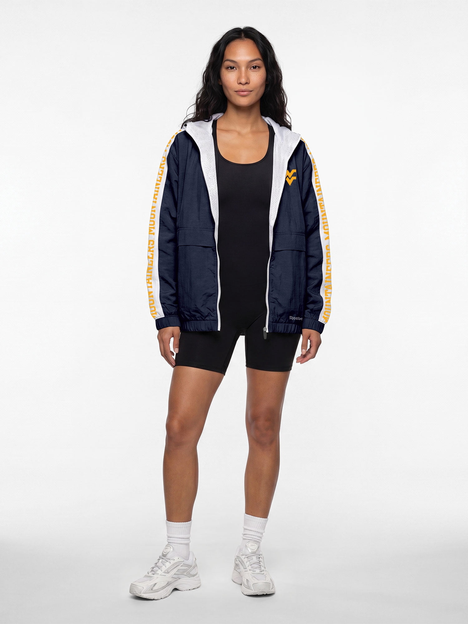 West Virginia Mountaineers Reebok Womens Colorblocked Full Zip Jacket