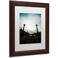 thumbnail image 2 of Trademark Fine Art "Paris Deux - Gates of Seine" Canvas Art by Yale Gurney, White Matte, Wood Frame, 2 of 4