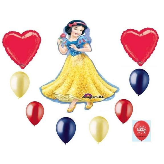 DalvayDelights Disney Princess Snow White Party Balloon Decoration Bouquet Decorating Kit Set