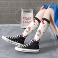 thumbnail image 5 of KLL Floral Mushroom Print Cool Socks Men's Women's Crew Socks Funny Crazy Novelty Stockings, 5 of 6