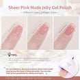 thumbnail image 3 of Set de esmaltes de uñas en gel GAOY Jelly Nude Pink, 6 colores, 7,3 ml, 3 of 6