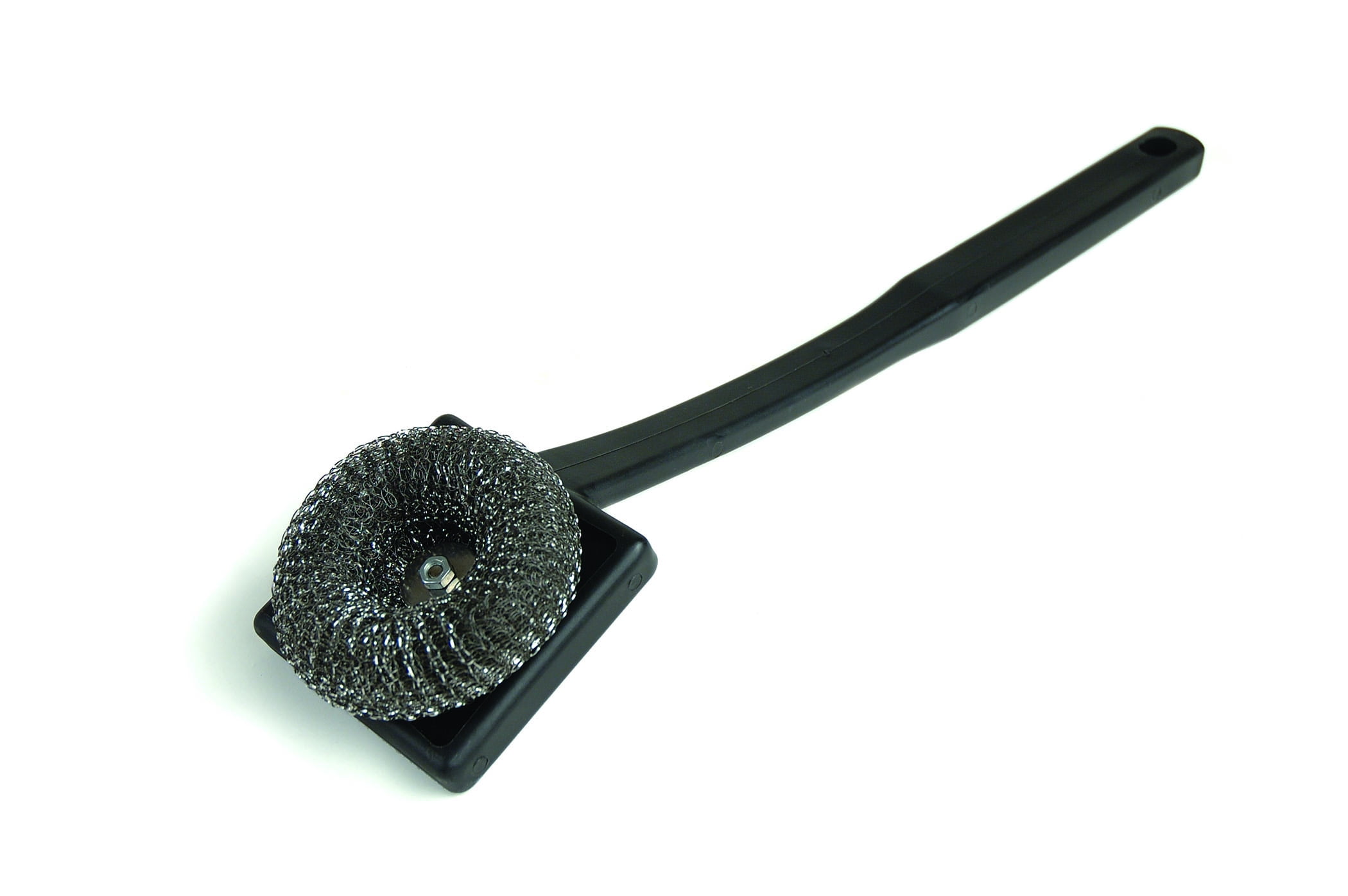 The Charcoal Companion Single Head Scrubber Grill Brush with Refill