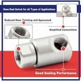 thumbnail image 2 of 1/2 Inch Heavy Duty Steel Hose Reel Swivel with Grease Fitting for Industrial Use, 2 of 5