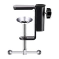 thumbnail image 4 of Runquan Desktop Mounting Clamp Camera Mount Clamp Heavy Duty Sturdy Desktop Bracket Magnifying Glass Lamp Base for Studio Video Light Black Iron, 4 of 8