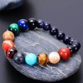 thumbnail image 4 of Universe Solar System Bracelet Natural Stone Eight Planets Bangle Jewelry Gift, 4 of 6