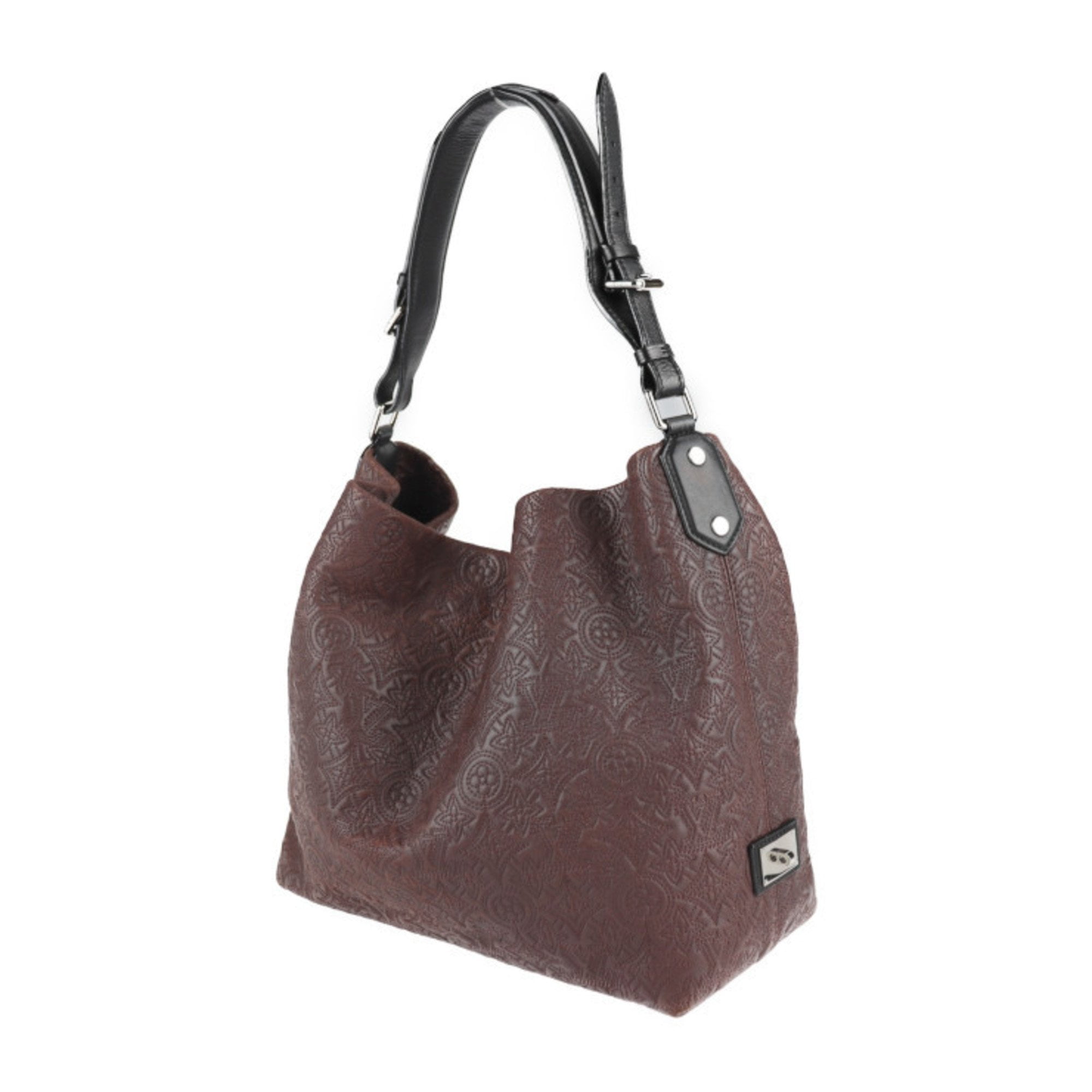 Motard handbag Louis Vuitton Black in Suede - 31395790