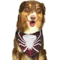 thumbnail image 6 of Disketp Spider On The Web Dog Bandanas 1PC Triangle Adjustable Puppy Bandana Bib Handkerchief for Large Medium Girl Dogs Pets Gift, 6 of 6