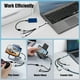 thumbnail image 4 of Adaptador divisor USB C TimoVo USB-C macho a 2 USB-C hembra y 1 USB-A hembra, 4 of 7