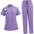 thumbnail image 5 of Pet Groomer Beauty Salon SPA Cosmetology Scrub Set Soft Top and Joggers Pant Professional Uniform Outfit, 5 of 6