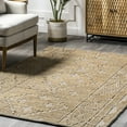 thumbnail image 6 of nuLOOM Liesha Moroccan Jute Blend Area Rug, 8' x 10', Natural, 6 of 9