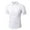 White, variant on Dianli Shirts for Men Button Down Solid Oversized Tops Lapel Collar Short Sleeve Tee Tops for Man Comfy Preppy Style Shirts for Office Casual Black M