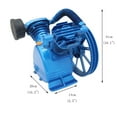 thumbnail image 2 of Double Cylinder Air Compressor Pump Head of Air Compressing Engine Double Stage Machine, 2 of 12