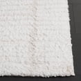 thumbnail image 3 of SAFAVIEH Rumi Janie Abstract Polyester Shag Area Rug, Ivory/Light Beige, 9' x 12', 3 of 7