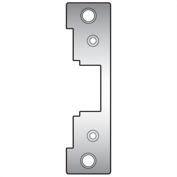 HES 791630 Faceplate for 7000 Strike, Satin Stainless Steel