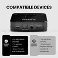 thumbnail image 3 of Avantree HT41899 Plus 2 - Dual Bluetooth 5.3 Wireless Headphones for TV Watching with Transmitter & Charging Docks, aptX Adaptive & Low Latency, Compatible with Optical & 3.5mm AUX TVs, 3 of 7