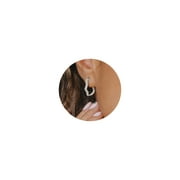 Lancharmed Hypoallergenic Earrings Irregular Geometric Silver Plated Earring Gifts for Women