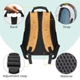 thumbnail image 6 of KUIFORTI Cute Sunflower Axolotl 17 Inch Children'S Backpack Lightweight School Bag for Kids with Adjustable Straps Fits Primary Elementary Students Back to School Gifts, 6 of 7