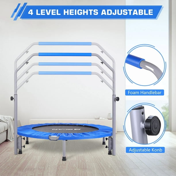 Folding Trampoline Raybee Mini Trampoline Ubuy Indoor Fitness