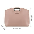 thumbnail image 3 of Pink Laptop Handbag, Polyurethane Computer Case, Stylish And Versatile Laptop Sleeve For 13.3 To 14 Inch Devices And Document Carrying 14.76X12.6X1.97In 0.93Lb, 3 of 7