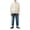 Beige, variant on Boys Half Zip Pullover Sweater Thick Ribbed Knit High Neck Long Sleeve Casual Fall Winter Outfits for Girls Warm Sweatshirts