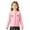 Pink, variant on Girls' Uniform Cardigan Bow Embroidery Long Sleeve Button down Ribbed Knit Cardigan Sweater School Kids Casual Outwear Jacket