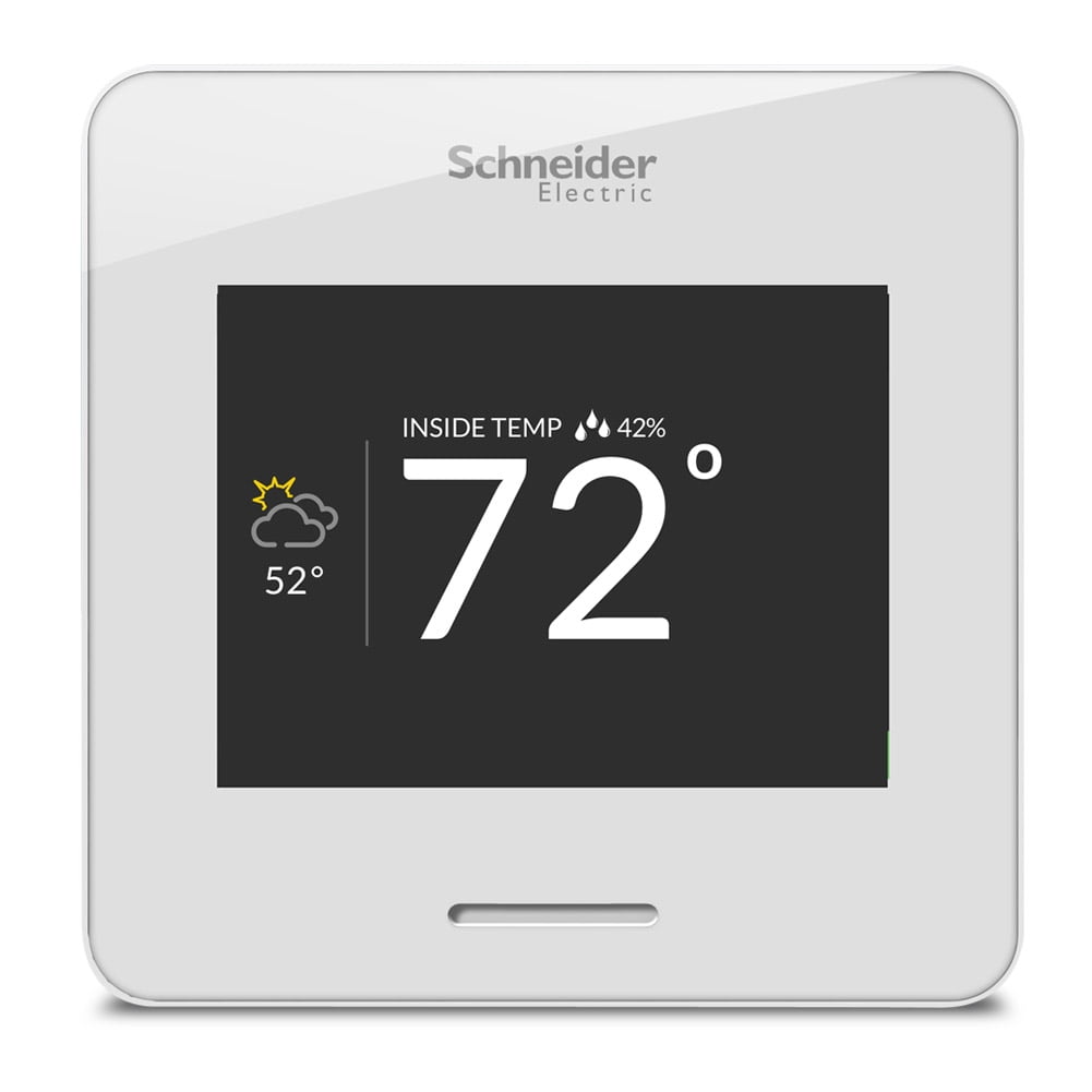 Schneider Electric Wiser Air Smart WiFi Thermostat White, Open Box