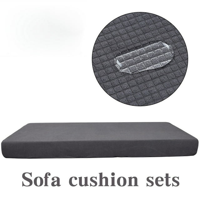 Xihbxyly Funda de Cojín para Sofá, Funda Elástica Protectora, Tela Fácil de Limpiar, Resistente a Las Manchas, Lavable a Máquina, Protección para Muebles, para Uso Doméstico, Opciones de 2 a 4 Plazas