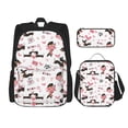 thumbnail image 1 of Adobk Sac à Dos Multifonctionnel 600D avec Sac à Lunch Isotherme et Trousse Ergonomique pour École Randonnée Bureau, 1 of 7