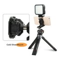 thumbnail image 3 of Camera Tripod Mount 360° Rotatable Ballhead 1/4 Inch Screw Integrated Phone Holder Phone Tripod Mount Adapter with Cold Shoe for Vlog Photography Video Recording, 3 of 7