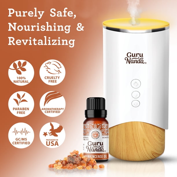 GuruNanda Pure & Natural Frankincense Essential Oil for