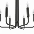 thumbnail image 4 of Rekindle 6-Light Chandelier Black, 4 of 7
