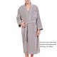 thumbnail image 3 of Minnieouse de noche Traje de casa Cinturón Albornoz Verano Con capucha Suavidad atractiva Ropa de dormir sexy Tallas grandes Manga larga Lavable Pijama hombre gris METRO (50-168 CM) Minnieouse AP019235-19, 3 of 6