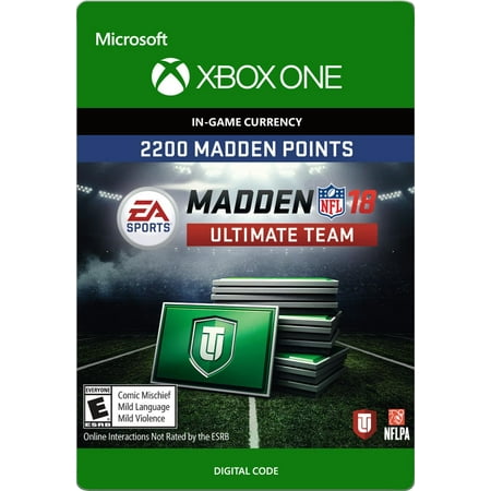 Madden NFL 18 2200 Points Pack - Xbox One [Digital]