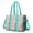 Pioneer Flower Floral-1, variant on Teacher Tote Bag,Pioneer Flower Floral Print Pattern Teacher Utility Tote Bag,Large Work Tote Bags for Women with Multiple Pockets,Top Zipper Closure,13.8x10.6x6.7 Inch