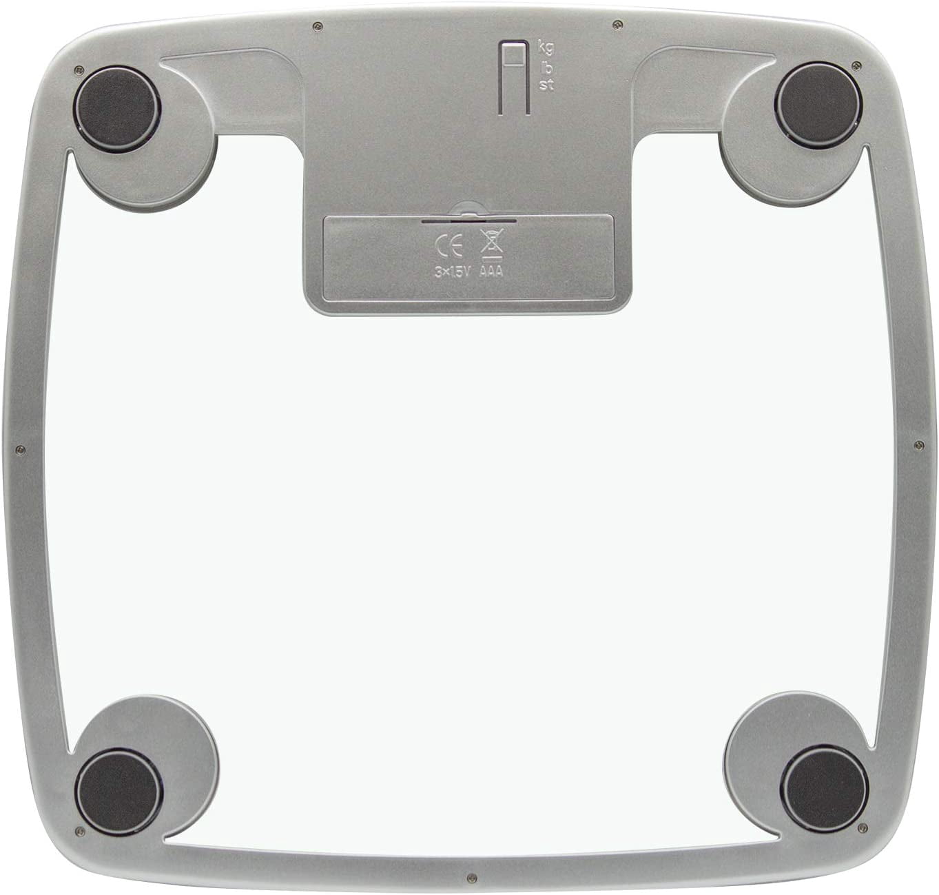 InstaTrack Digital Bathroom Scale, Silver
