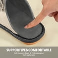 thumbnail image 6 of IAUYY Memory Foam House Slippers Suitable for Both Men and Women. Comfortable, Anti-Slip Plush Flat-Bottomed Slippers The Best Holiday Gift Railway Track, 6 of 9
