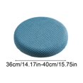 thumbnail image 3 of MTBLYS Funda redonda para taburete de bar con elástico protector de asiento para taburetes de cocina y mostrador|Tejido de imitación de seda con lazos elásticos para un ajuste seguro|fácil de limpiar, 3 of 6