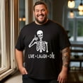 thumbnail image 2 of Men T Shirt for Big & Tall Man Graphic Short Sleeve Plus Size Oversized Tee Tshirts 2XLT T0 5641 071, 2 of 9