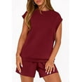 thumbnail image 3 of PRETTYGARDEN Women's 2 Piece Lounge Shorts Sets Summer Travel Outfits Casual Beach Vacation Clothes Matching Sweatsuits, 3 of 10