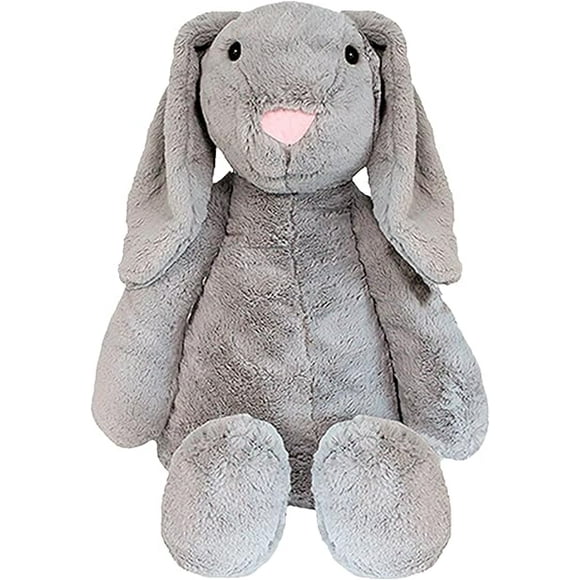 Conejo de Peluche PELUCHERIA Roger 60 cm Premium Conejito Grande Gris