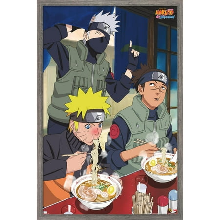 Naruto - Food Wall Poster, 22.375" x 34", Framed