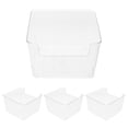thumbnail image 1 of NUOLUX 4Ud De Transparente Para Hámster Caja De Arena Cómoda Y Portátil Para Mascotas Pequeñas, 1 of 8