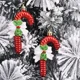 thumbnail image 3 of piezas de adornos para árboles de Navidad, bolas de plástico para Navidad, adornos rojos, pequeños colgantes para árbol, decoración para fiestas de Navidad para el hogar, 3 of 5