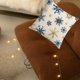 thumbnail image 4 of Uuiauoio Festive Holiday Throw Pillow Cover with Design, Linen-Look Polyester Decorative Cushion Case for Sofa, Living Room, Bedroom, and Seasonal Home Décor, Machine Washable, 4 of 6
